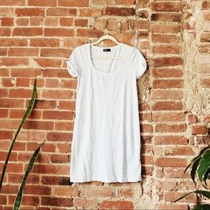 Slub Cotton T-Shirt Dress